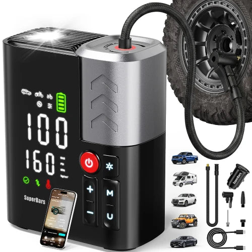 Superbars F1 Portable Smart Air Pump