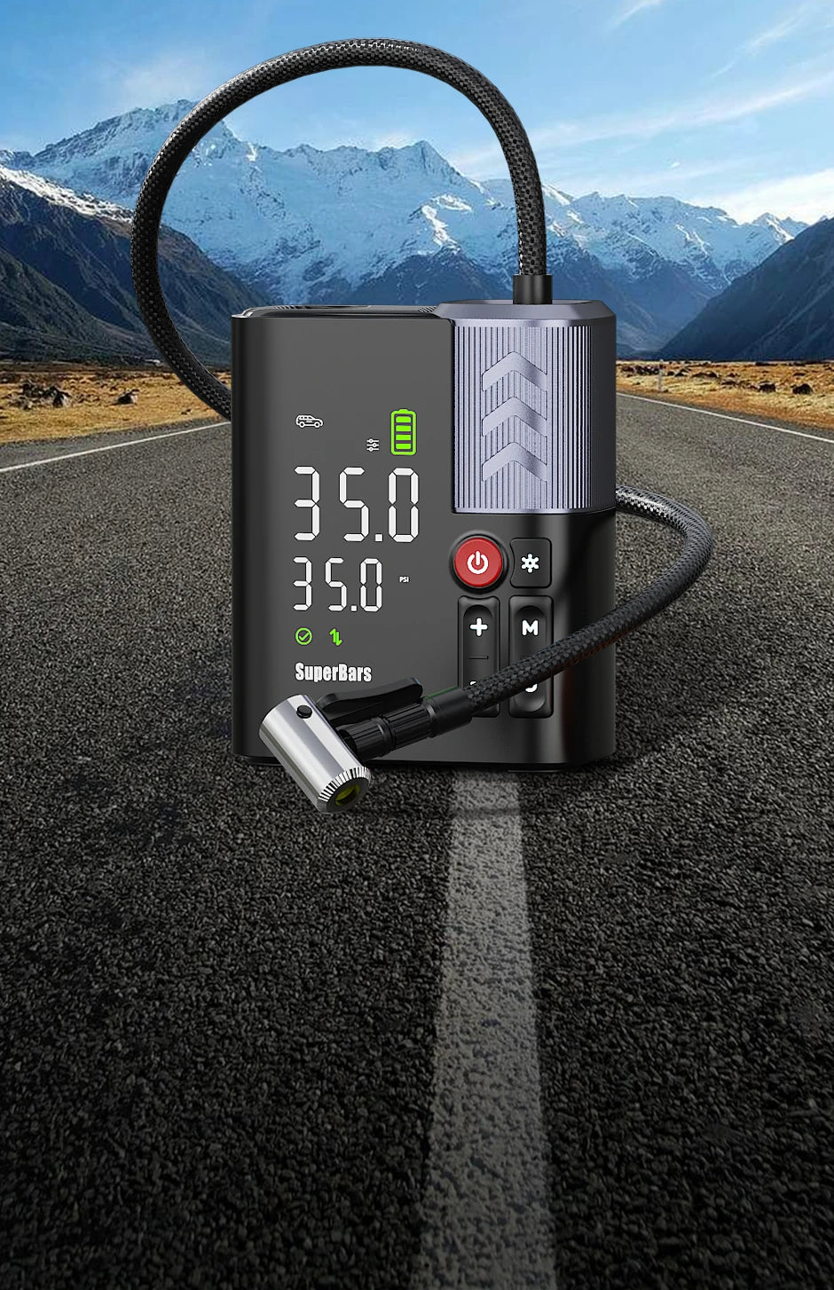 Superbars F1 Portable Smart Air Pump